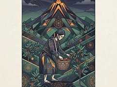 Vladimir Solares — coffee farmer illustration 2
