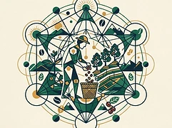 Pepe Jijón, Jose Jijón, and Francisco Vintimilla — coffee farmer illustration 2