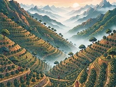 Llaqta Pata β coffee farm illustration 1