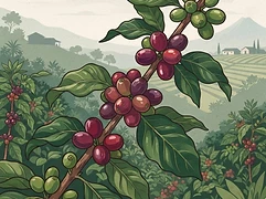 La Maravilla β coffee farm illustration 3