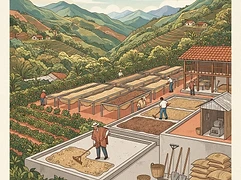 Reina de Saba β coffee farm illustration 2