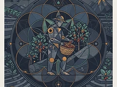 Milder Velásquez — coffee farmer illustration 2