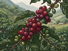 La Esperanza — coffee farm illustration 3