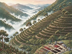 Mount Totumas β coffee farm illustration 1