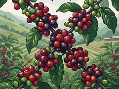 La Tortuga β coffee farm illustration 3