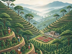 Kamavindi Estate β coffee farm illustration 1