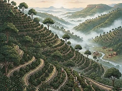 Gerbota β coffee farm illustration 1