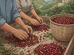 Brayan Alvear — coffee farmer illustration 2