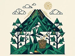 Vladimir Calambás — coffee farmer illustration 1