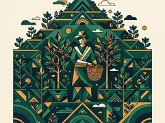 Fernando Lima; Marysabel Caballero and Moisés Herrera; Salazar family — coffee farmer illustration 2