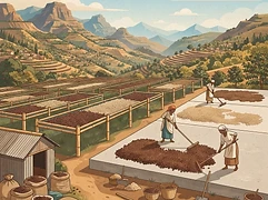 Banko Gotiti washing station β coffee farm illustration 2