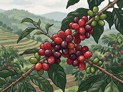 Abakundakawa Cooperative — coffee farm illustration 3