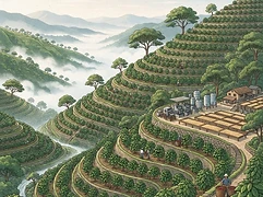 Kamwea Estate — coffee farm illustration 1