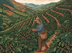 Selected producers surrounding Lintongnihuta — coffee farmer illustration 1