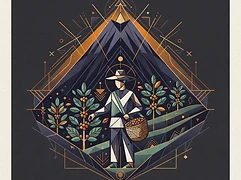Antonia Fuentes — coffee farmer illustration 3