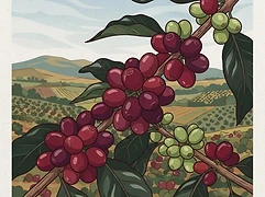 Karimikui β coffee farm illustration 3