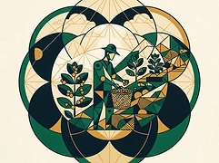 Banexport — coffee farmer illustration 3