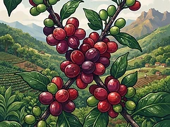 Machay Pata — coffee farm illustration 3