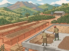 Thiriku Farmer Cooperative Society β coffee farm illustration 2