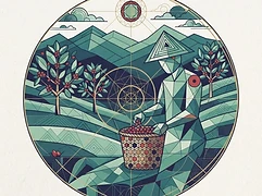 Ajoy and Pranoy Thipaiah — coffee farmer illustration 3