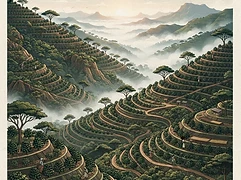 Mulugeta Drying Station — coffee farm illustration 1