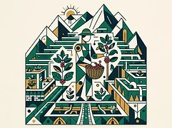Kabtamu Family — coffee farmer illustration 3