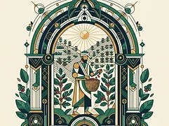 Muthonjo Coffee Factory — coffee farmer illustration 1