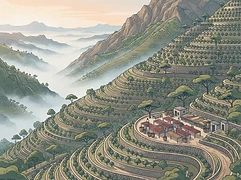 Duromina Cooperative β coffee farm illustration 1