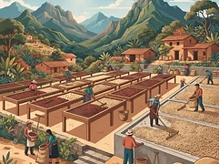 Finca Relampago — coffee farm illustration 2
