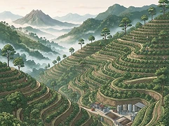 Hacienda Carmona — coffee farm illustration 1