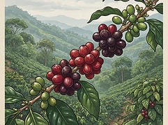 Don Cayito — coffee farm illustration 3