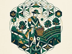 Women of the Asprasar Cooperative — coffee farmer illustration 1