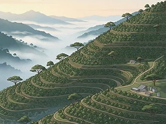 La Lomita β coffee farm illustration 1