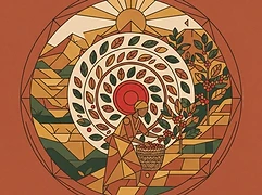 Rachel and Adam Overton — coffee farmer illustration 3