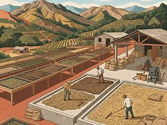 Caballero family farms — coffee farm illustration 2