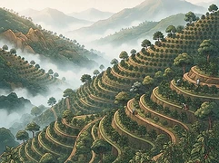 Kerehaklu Estate โ coffee farm illustration 1