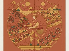 Long Miles Coffee Project — coffee farmer illustration 1