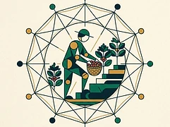 Irene Herrera Cabrera and Milciades Minga — coffee farmer illustration 2