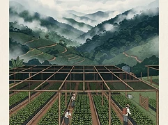 Leonardo Henao — coffee farmer illustration 3