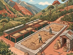 Finca La Perla — coffee farm illustration 2