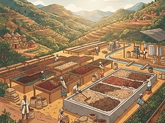 Benti Nenqa β coffee farm illustration 2