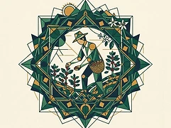 Marysabel Caballero & Moisés Herrera — coffee farmer illustration 3