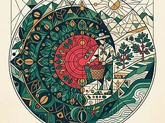 Abelardo Medina — coffee farmer illustration 3