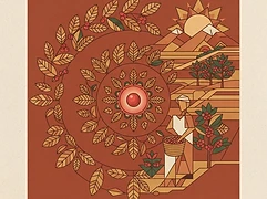 Hingakawa group — coffee farmer illustration 3