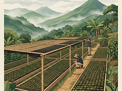 Virgilio Perez — coffee farmer illustration 3