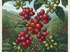 Bavyeyi — coffee farm illustration 3