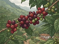 Villa Sofia — coffee farm illustration 3