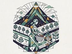 Digna Nuñez — coffee farmer illustration 3