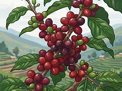 People's Farm — coffee farm illustration 3