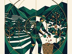 Rodrigo Hoyos — coffee farmer illustration 2